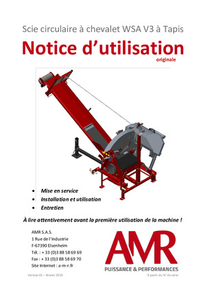 Notice WSA V3Tapis vers.01 FRA