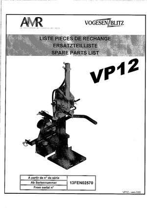 LISTE PIECES FR+ALL+GB VP12 vers.03D