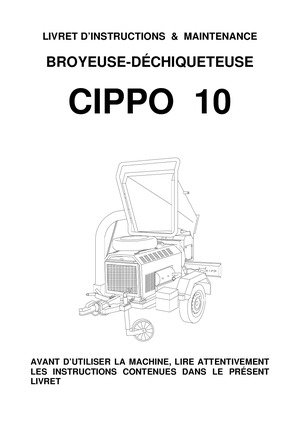 Cippo 10 NOTICE UTILISATION