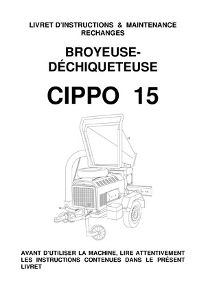 Cippo 15 NOTICE UTILISATION