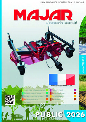 MAJAR – Catalogue Public 2026